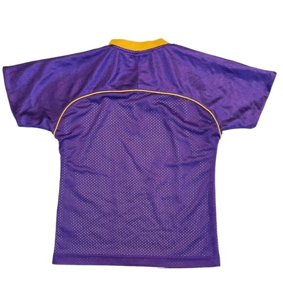 UPWARD Reversible Football Jersey Youth Small Purple White Short Sleeves V-Neck - Picture 5 of 9